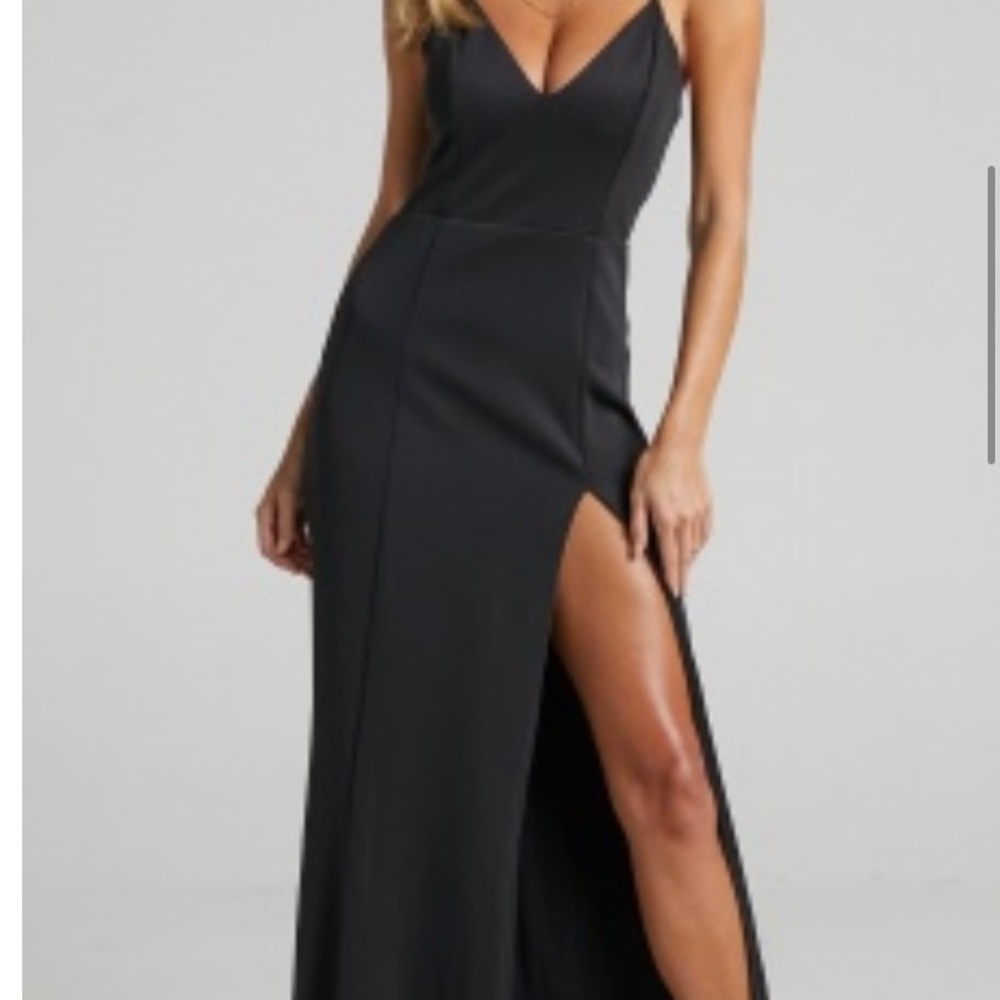 Brand New Out the Box Tags on Long Black Dress